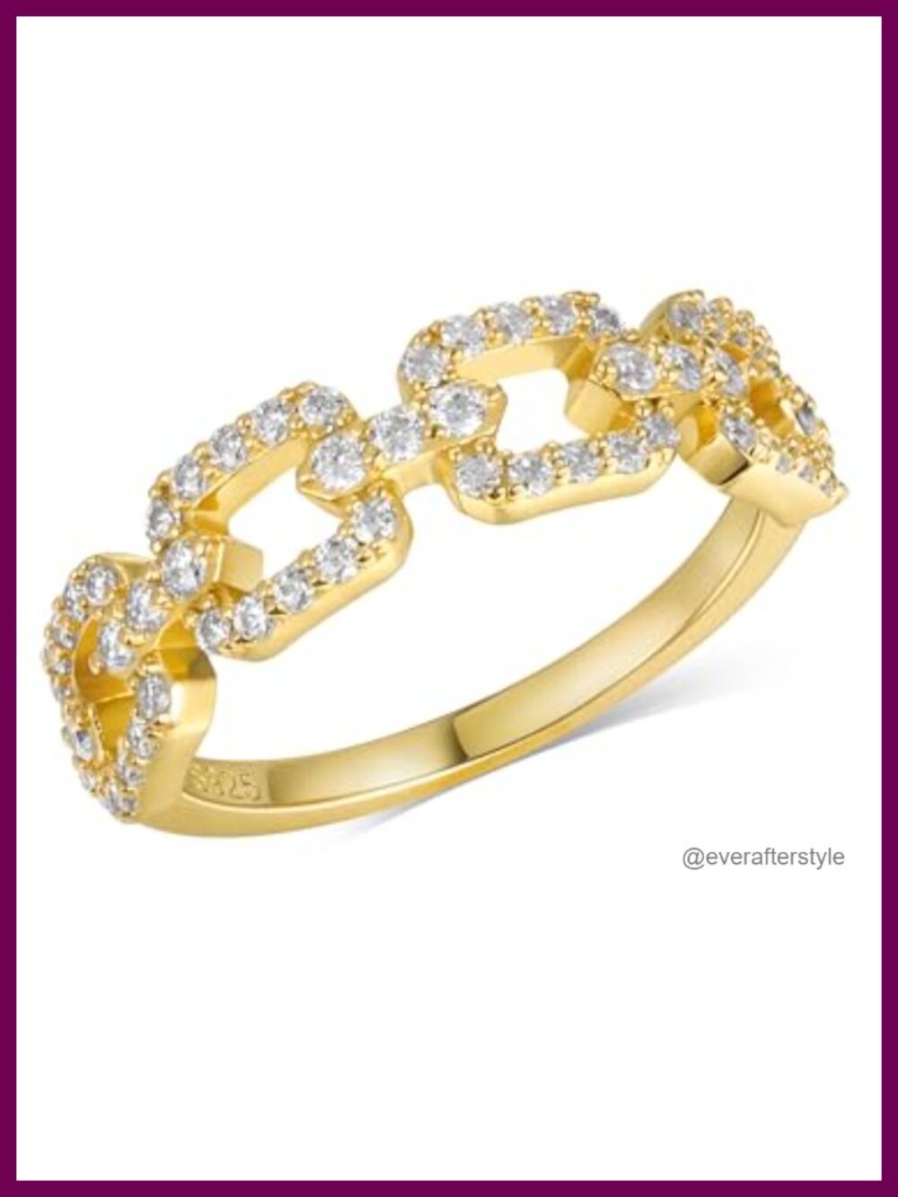 Milgrain Eternity Band S925 Sterling Silver 14K Yellow Gold Plated Ring